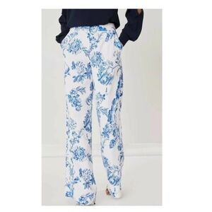 Oscar de la Renta silk toile pants